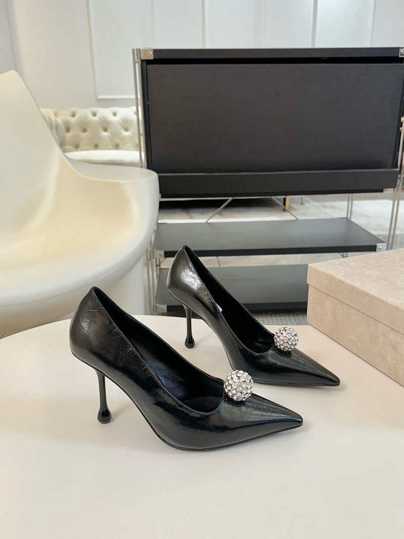 Jimmy Choo Crystal-Orb Pointed-Toe Pumps — صورة 1