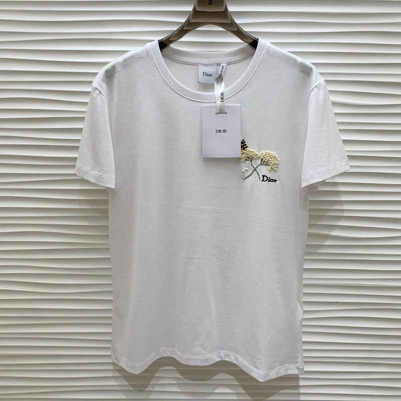 Dior Beaded Bow Motif T-Shirt — صورة 1