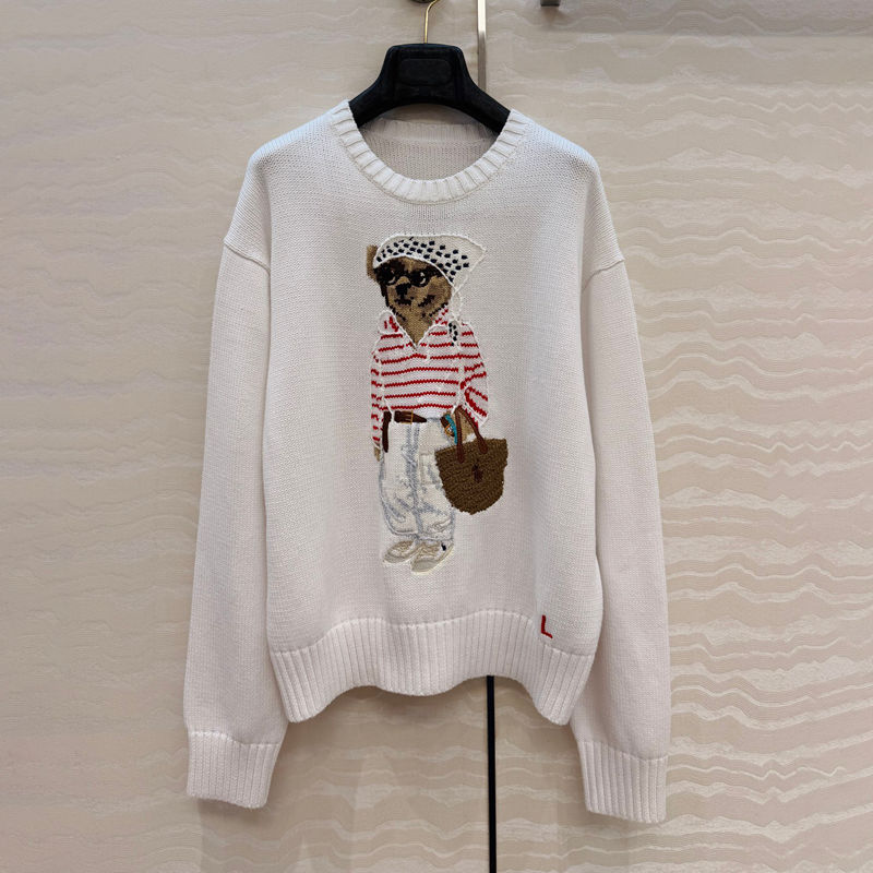 Ralph Lauren Bear Motif Sweater — صورة 1