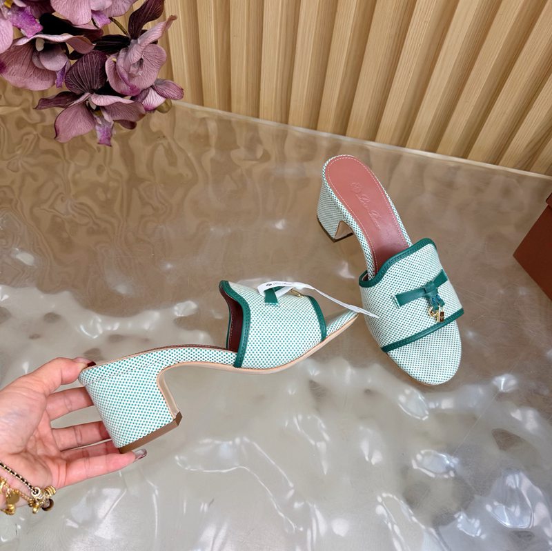 Loro Piana Embellished Block-Heel Mules — صورة 1