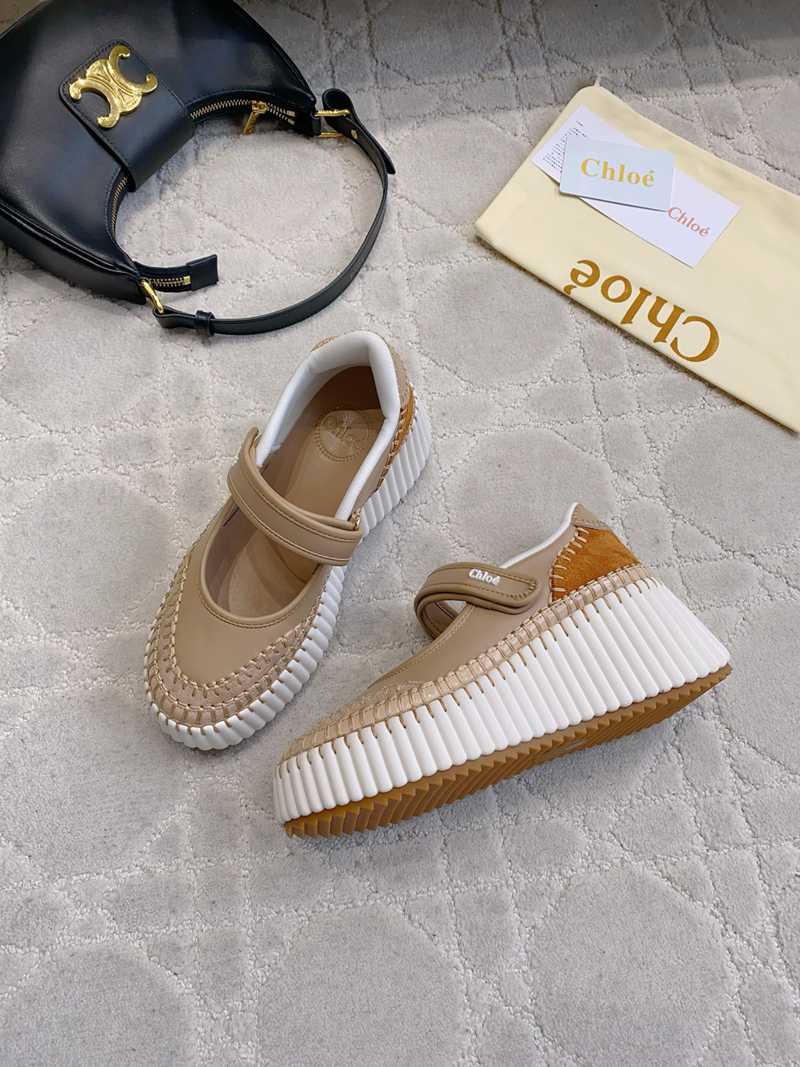 Chloé Nama Wedge Mary-Jane Sneakers — صورة 1