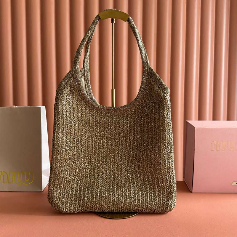 Miu Miu Woven Tote Bag — صورة 1